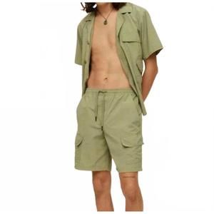 NEW OAS quest cargo nylon shorts in green